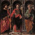 Saint Stefano with Saints James and Peter